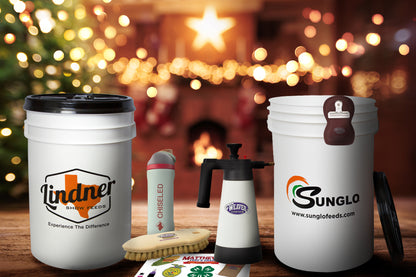 Matthews Feed Christmas Gift Bucket