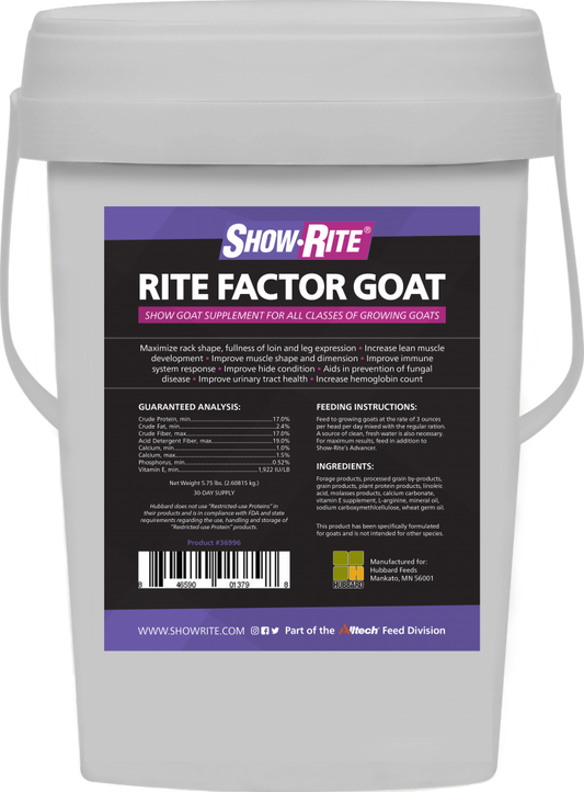 SR Rite Factor Goat Pail